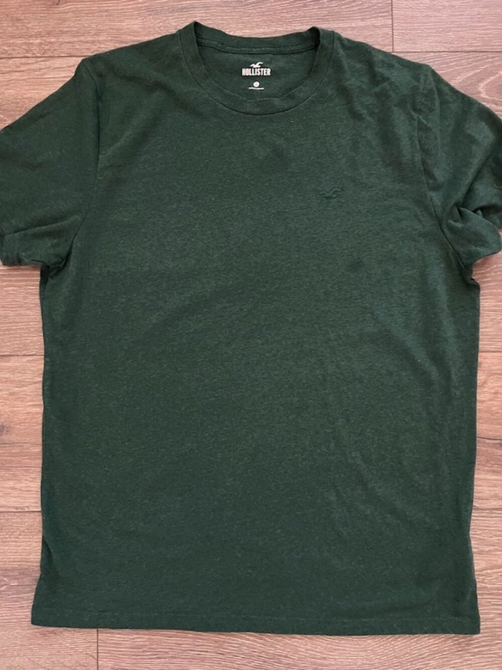 Hollister Green Logo Crew Neck Short Sleeve T-Shirt Size XL